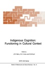 Cover: Indigenous Cognition: Functioning in Cultural Context - Kluwer Academic Publishers