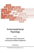 Cover: Environmental Social Psychology - Springer