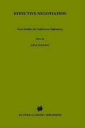 Cover: Effective Negotiation - Kluwer Academic Publishers