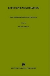 Enlarge image Cover: Effective Negotiation - Kluwer Academic Publishers