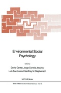 Cover: Environmental Social Psychology - Springer