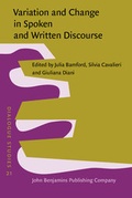 Cover: Variation and Change in Spoken and Written Discourse - John Benjamins Publishing Co
