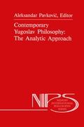 Cover: Contemporary Yugoslav Philosophy: The Analytic Approach - Springer