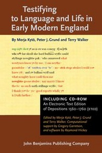 Abbildung von: Testifying to Language and Life in Early Modern England - John Benjamins Publishing Co