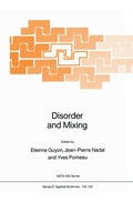 Cover: Disorder and Mixing - Springer