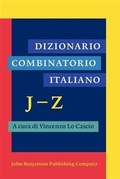 Cover: Dizionario Combinatorio Italiano - John Benjamins Publishing Company