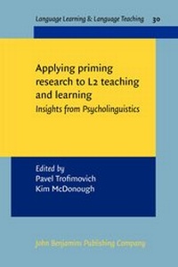 Enlarge image Cover: Applying priming methods to L2 learning, teaching and research - John Benjamins Publishing Co