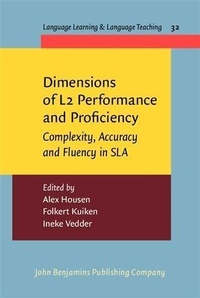 Abbildung von: Dimensions of L2 Performance and Proficiency - John Benjamins Publishing Company