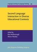 Cover: Second Language Interaction in Diverse Educational Contexts - John Benjamins Publishing Co