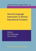 Cover: Second Language Interaction in Diverse Educational Contexts - John Benjamins Publishing Company