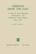 Cover: Germans from the East - Springer