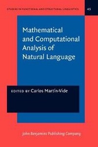 Abbildung von: Mathematical and Computational Analysis of Natural Language - John Benjamins Publishing Co