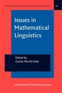 Cover: Issues in Mathematical Linguistics - John Benjamins Publishing Co