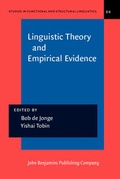 Cover: Linguistic Theory and Empirical Evidence - John Benjamins Publishing Co