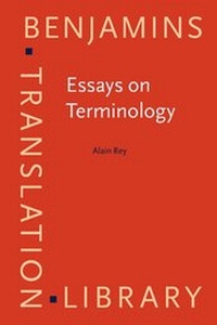 Enlarge image Cover: Essays on Terminology - John Benjamins Publishing Co
