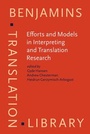 Cover: Efforts and Models in Interpreting and Translation Research - John Benjamins Publishing Co