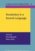 Cover: Vocabulary in a Second Language - John Benjamins Publishing Co