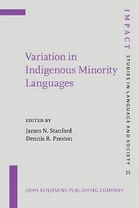 Enlarge image Cover: Variation in Indigenous Minority Languages - John Benjamins Publishing Co