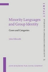 Enlarge image Cover: Minority Languages and Group Identity - John Benjamins Publishing Co
