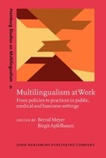 Cover: Multilingualism at Work - John Benjamins Publishing Co
