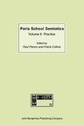 Cover: Paris School Semiotics - John Benjamins Publishing Co