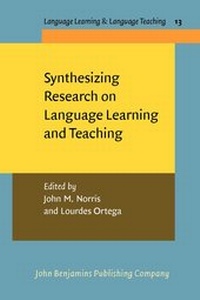 Enlarge image Cover: Synthesizing Research on Language Learning and Teaching - John Benjamins Publishing Co