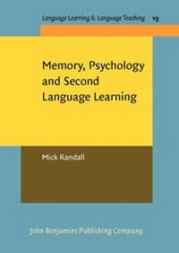 Enlarge image Cover: Memory, Psychology and Second Language Learning - John Benjamins Publishing Co