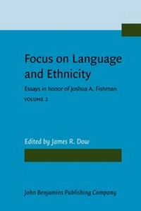 Enlarge image Cover: Focus on Language and Ethnicity - John Benjamins Publishing Co