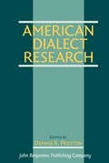 Cover: American Dialect Research - John Benjamins Publishing Co