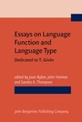 Cover: Essays on Language Function and Language Type - John Benjamins Publishing Co