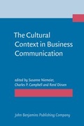 Cover: The Cultural Context in Business Communication - John Benjamins Publishing Co
