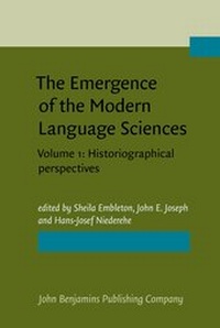 Enlarge image Cover: The Emergence of the Modern Language Sciences - John Benjamins Publishing Co