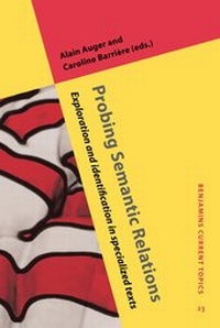 Abbildung von: Probing Semantic Relations - John Benjamins Publishing Co