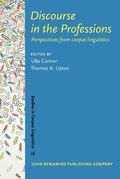 Cover: Discourse in the Professions - John Benjamins Publishing Co