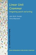 Cover: Linear Unit Grammar - John Benjamins Publishing Co