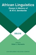 Cover: African Linguistics - John Benjamins Publishing Co