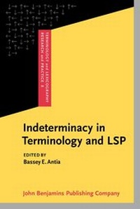 Abbildung von: Indeterminacy in Terminology and LSP - John Benjamins Publishing Co