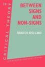 Cover: Between Signs and Non-Signs - John Benjamins Publishing Co