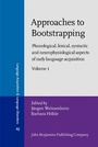 Cover: Approaches to Bootstrapping - John Benjamins Publishing Co