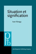 Cover: Situation et signification - John Benjamins Publishing Co