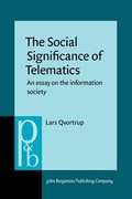 Cover: The Social Significance of Telematics - John Benjamins Publishing Co