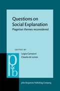 Cover: Questions on Social Explanation - John Benjamins Publishing Co