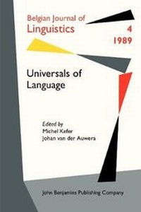 Enlarge image Cover: Universals of Language - John Benjamins Publishing Co