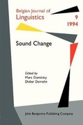 Cover: Sound Change - John Benjamins Publishing Co