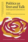Cover: Politics as Text and Talk - John Benjamins Publishing Co
