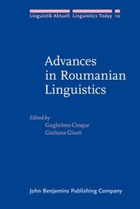 Enlarge image Cover: Advances in Roumanian Linguistics - John Benjamins Publishing Co