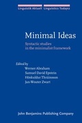 Cover: Minimal Ideas - John Benjamins Publishing Co