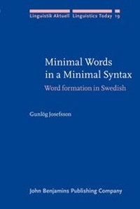 Abbildung von: Minimal Words in a Minimal Syntax - John Benjamins Publishing Co