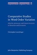 Cover: Comparative Studies in Word Order Variation - John Benjamins Publishing Co