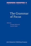 Cover: The Grammar of Focus - John Benjamins Publishing Co